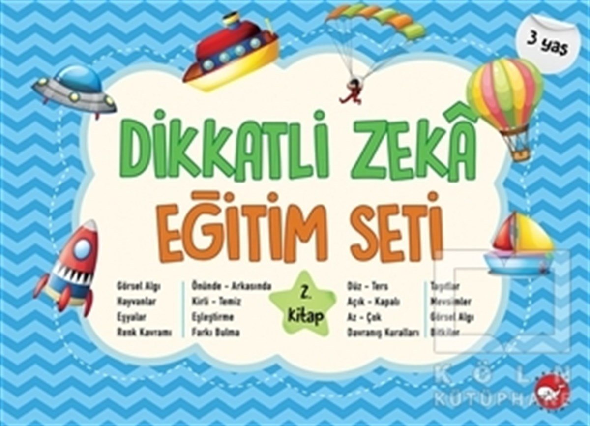 Neşe DuranZeka Gelişimi KitaplarıDikkatli Zeka Eğitim Seti 2. Kitap (3 Yaş)