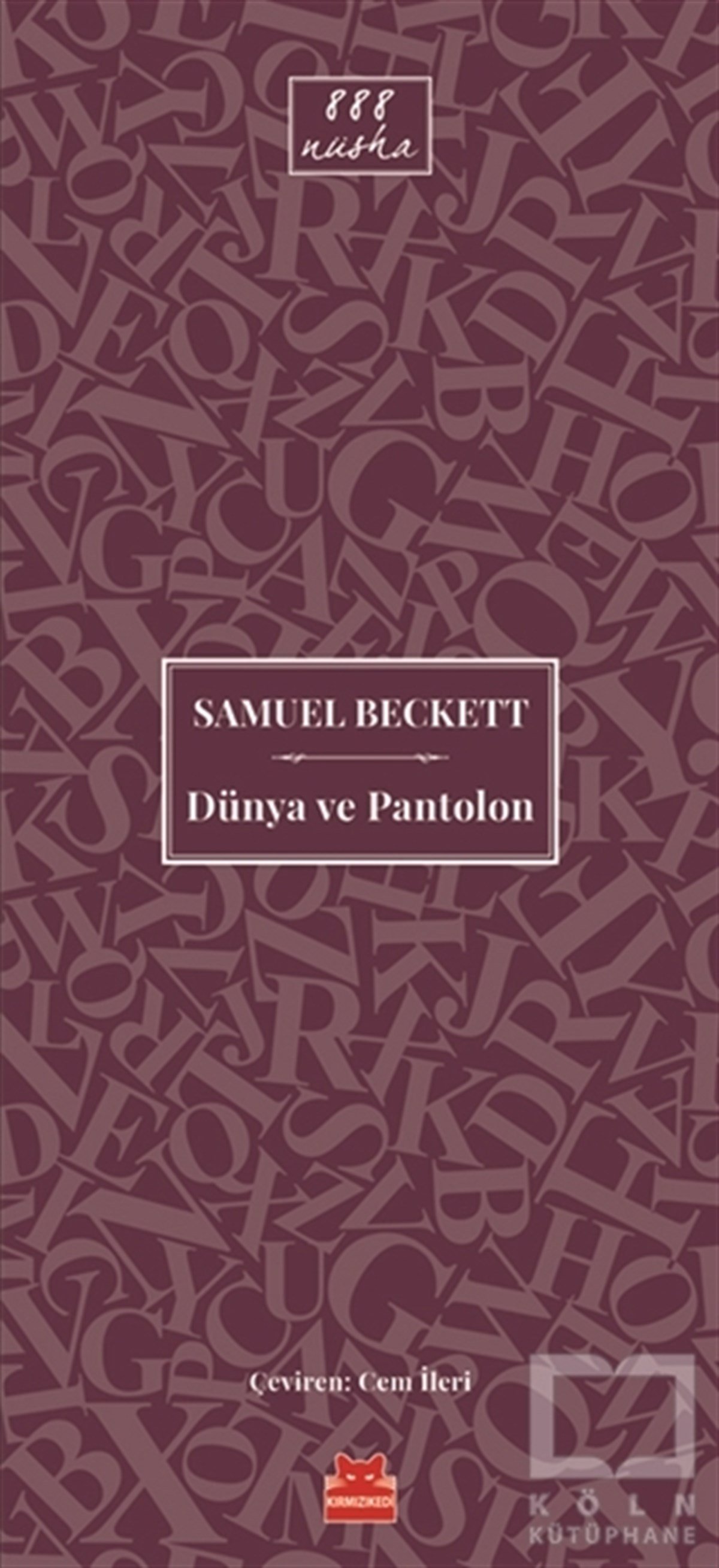 Samuel BeckettDeneme KitaplarıDünya ve Pantolon