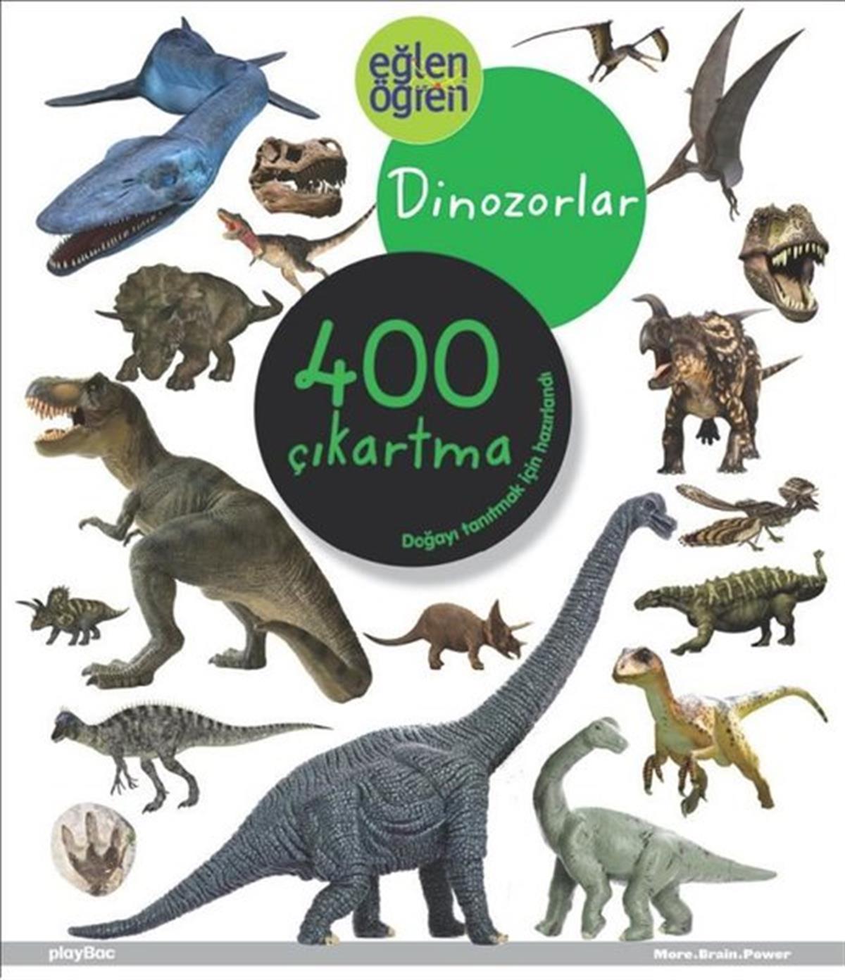 KolektifEgitim Etkinlik KitaplariEğlen Öğren Dinozorlar 400 Çıkartma