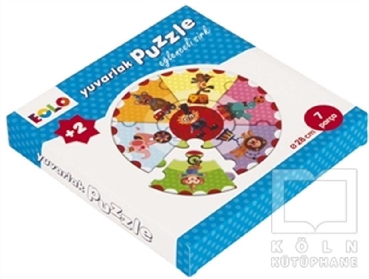 Eğlenceli Sirk - Yuvarlak Puzzle