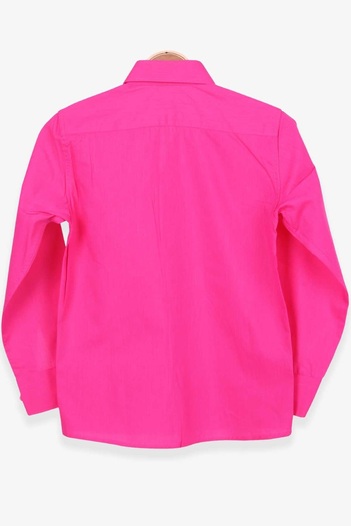 Erkek Çocuk Gömlek Basic Pembe (8-13 Yaş)