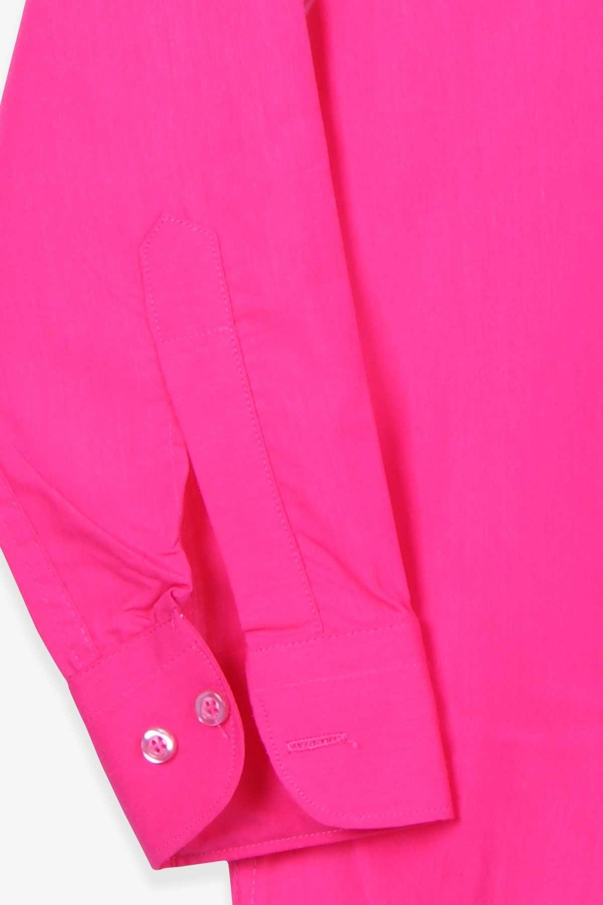 Erkek Çocuk Gömlek Basic Pembe (8-13 Yaş)