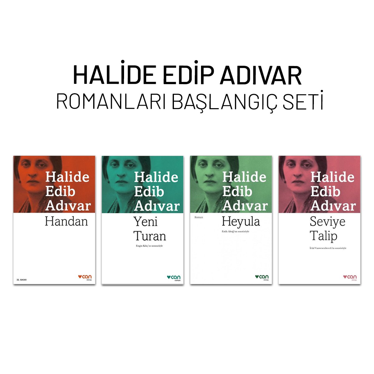 Halide Edip Adıvar SetlerHalide Edip Adıvar Romanları Başlangıç Seti
