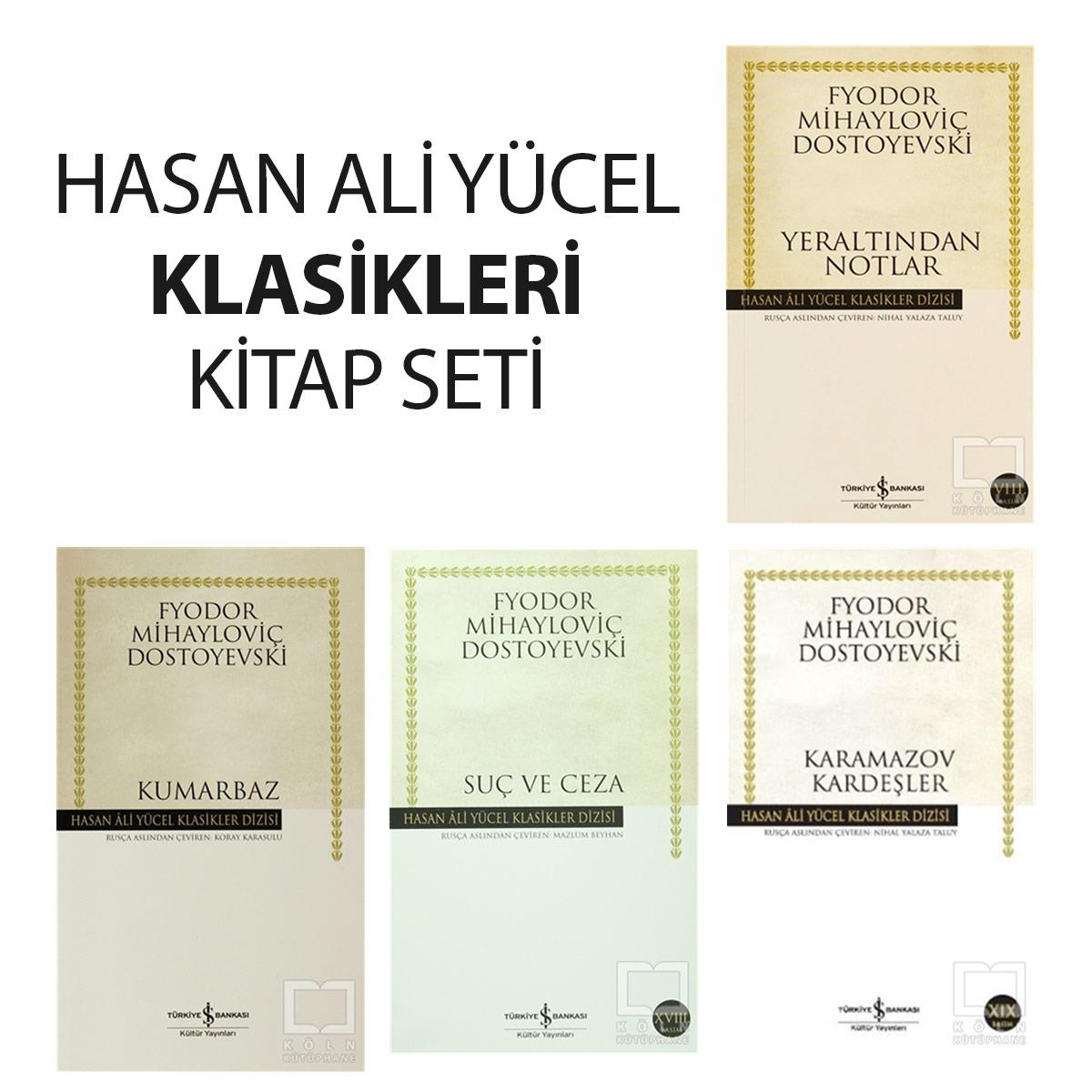 Fyodor Mihayloviç DostoyevskiTürkiye RomanHasan Ali Yücel Klasikleri Kitap Seti