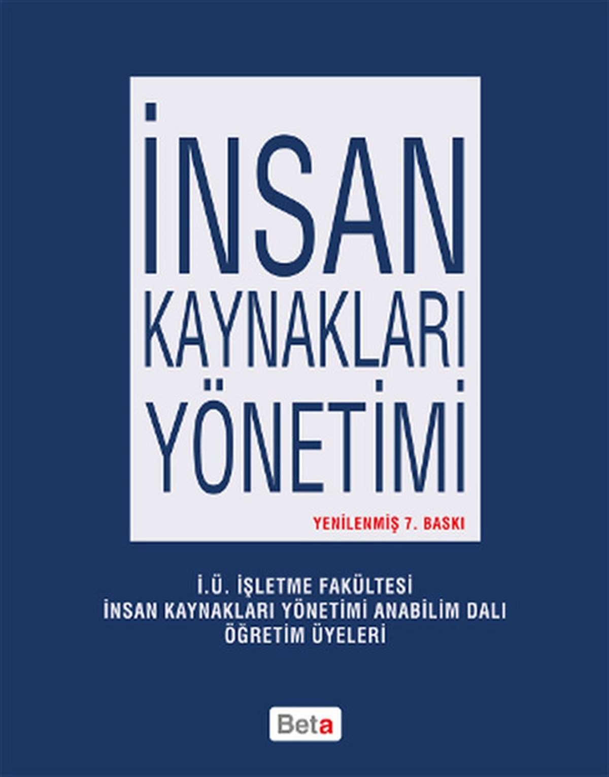 Durak AtaayPersonalbücherİnsan Kaynakları Yönetimi-İ.Ü