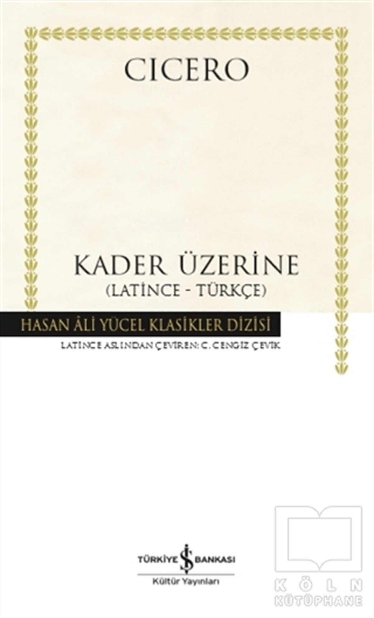 Marcus Tullius CiceroDüşünce KitaplarıKader Üzerine