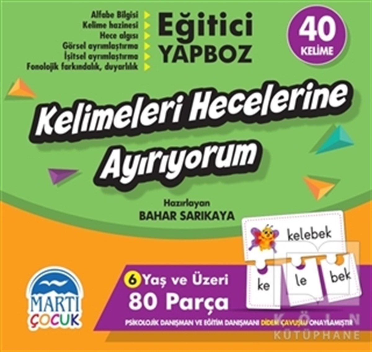 Köln KütüphaneOyun-OyuncakKelimeleri Hecelerine Ayırıyorum - Eğitici Yapboz