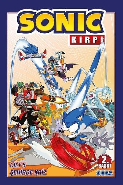 Ian FlynnÇizgi RomanlarKirpi Sonic Cilt 5 - Şehirde Kriz
