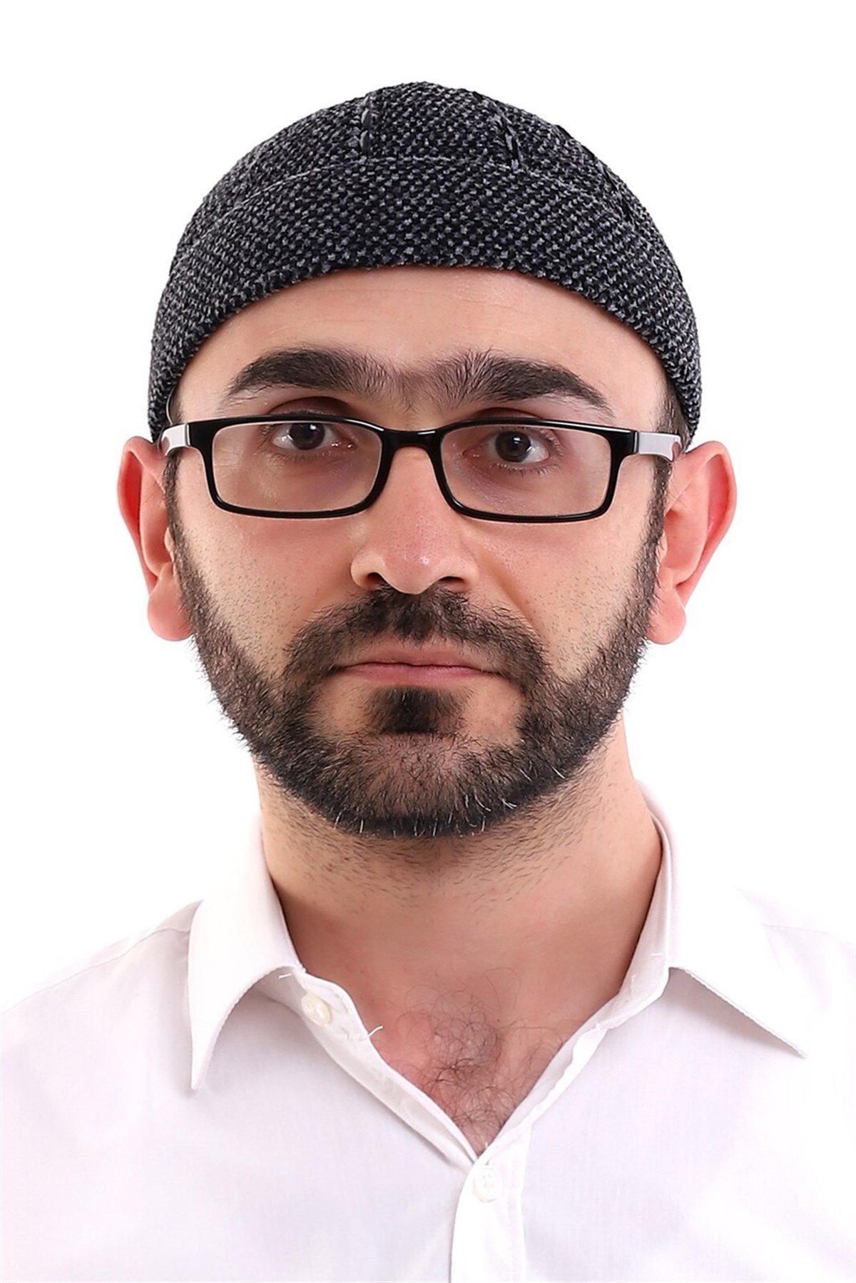 Kışlık Yün Takke -  Koyu Lacivert