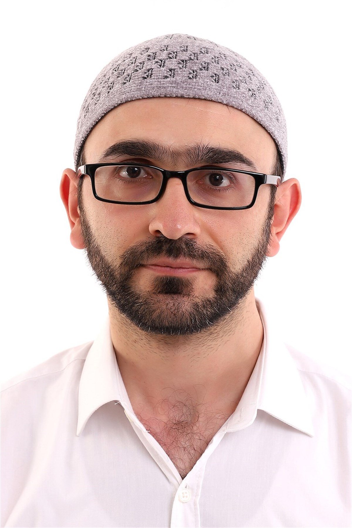 Kışlık Yün Takke - Gri