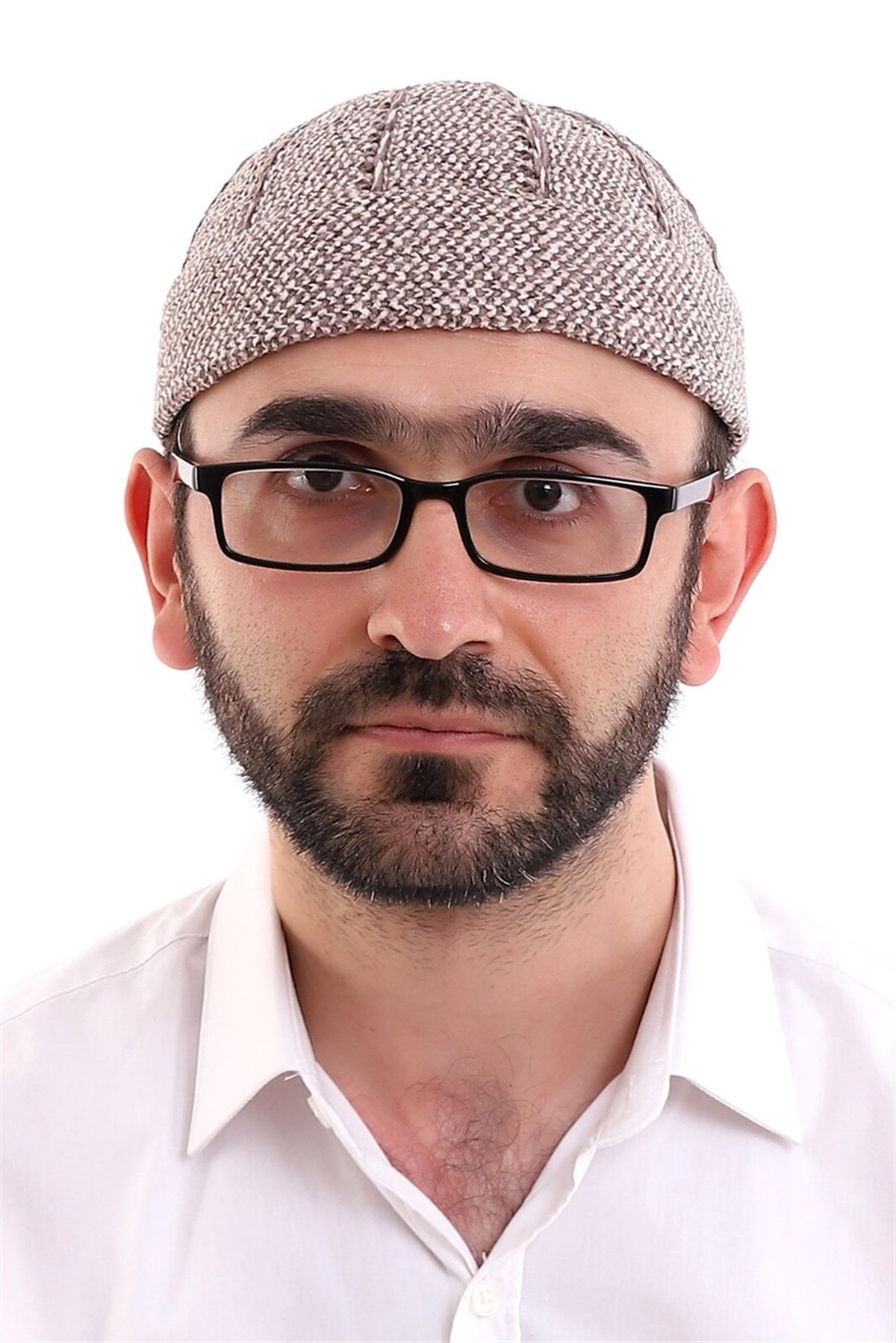 Kışlık Yün Takke - Kahverengi