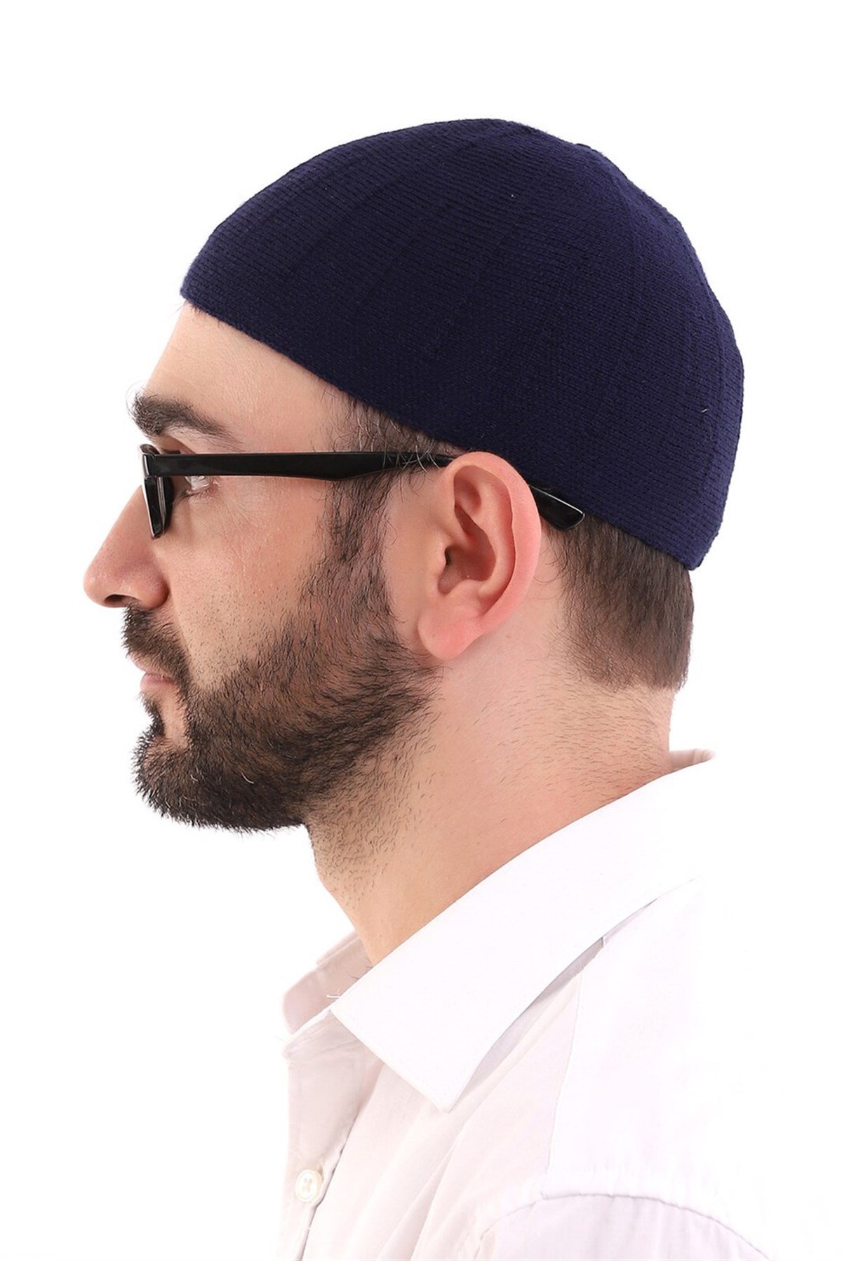 Kışlık Yün Takke - Lacivert