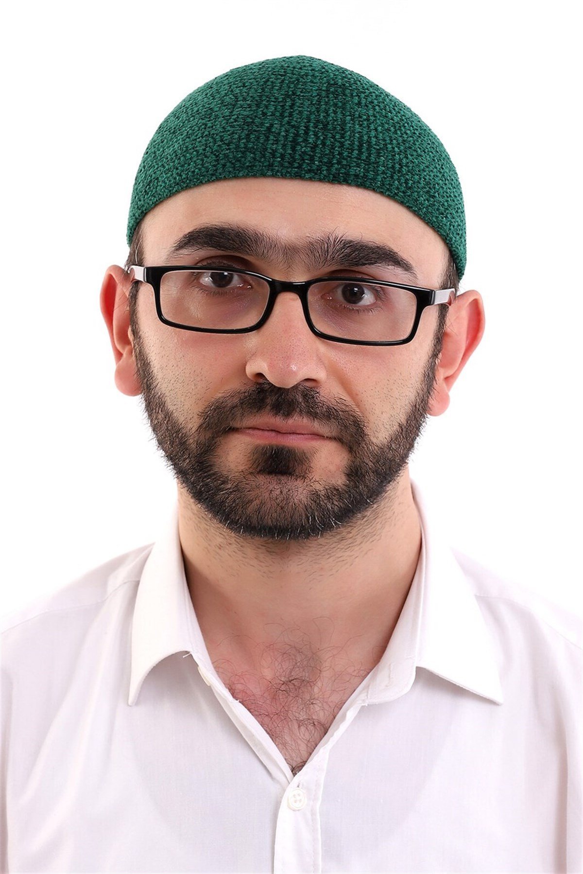 Kışlık Yün Takke - Yeşil