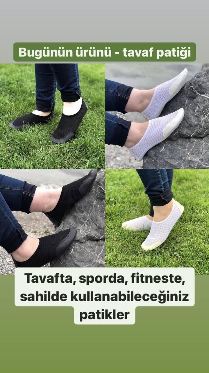 Lüks Pratik Beyaz Hac Umre Tavaf Patiği