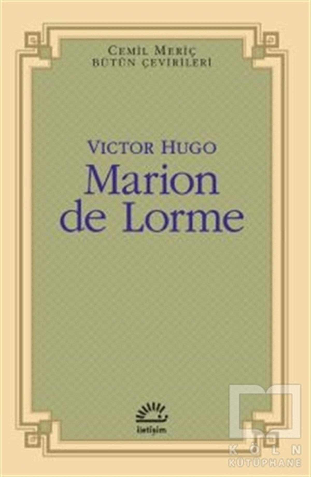 Victor HugoOyun Kitapları & Tiyatro Oyun KitaplarıMarion de Lorme