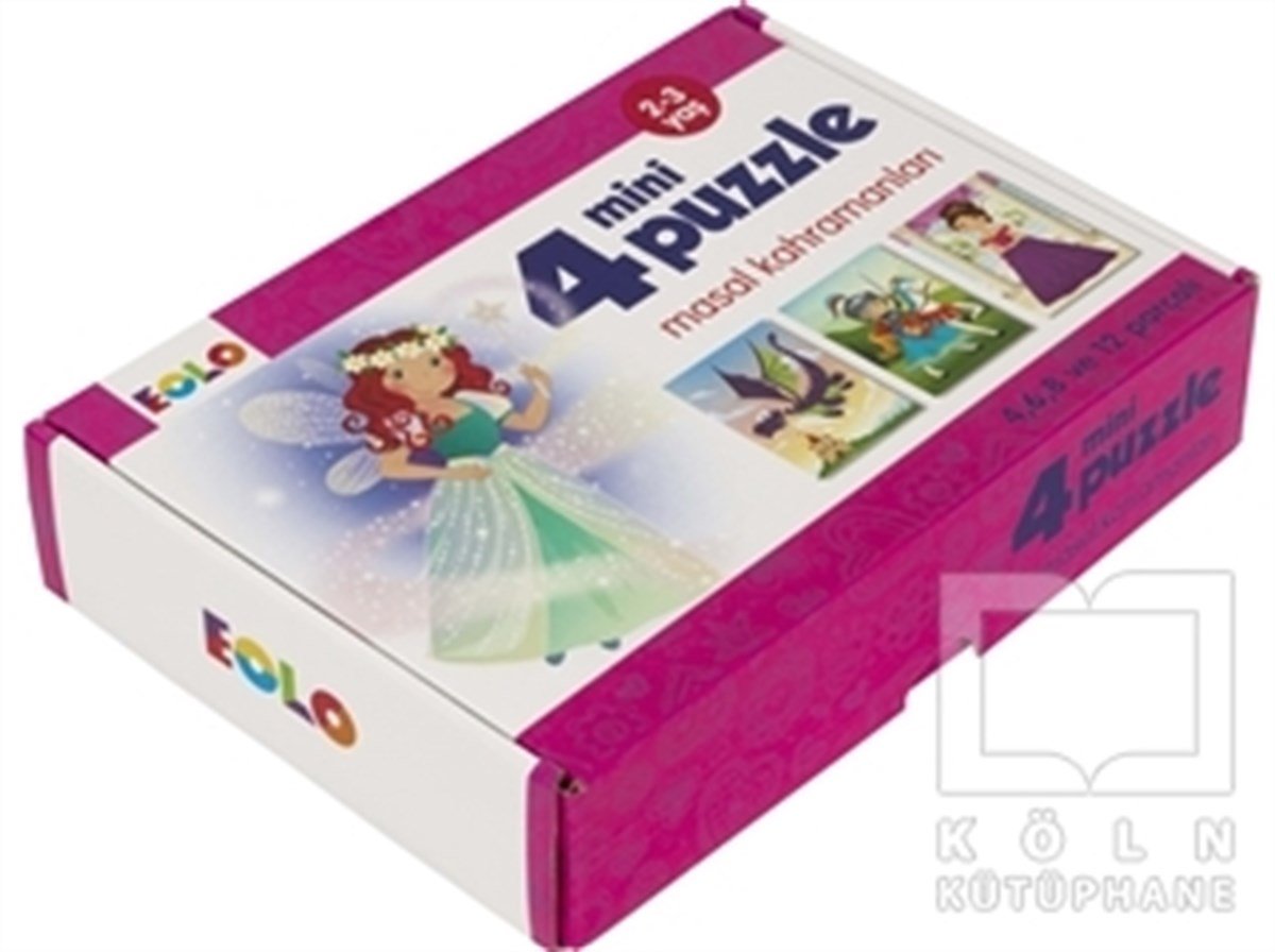 Köln KütüphaneZeka GelişimiMasal Kahramanları - 4 Mini Puzzle