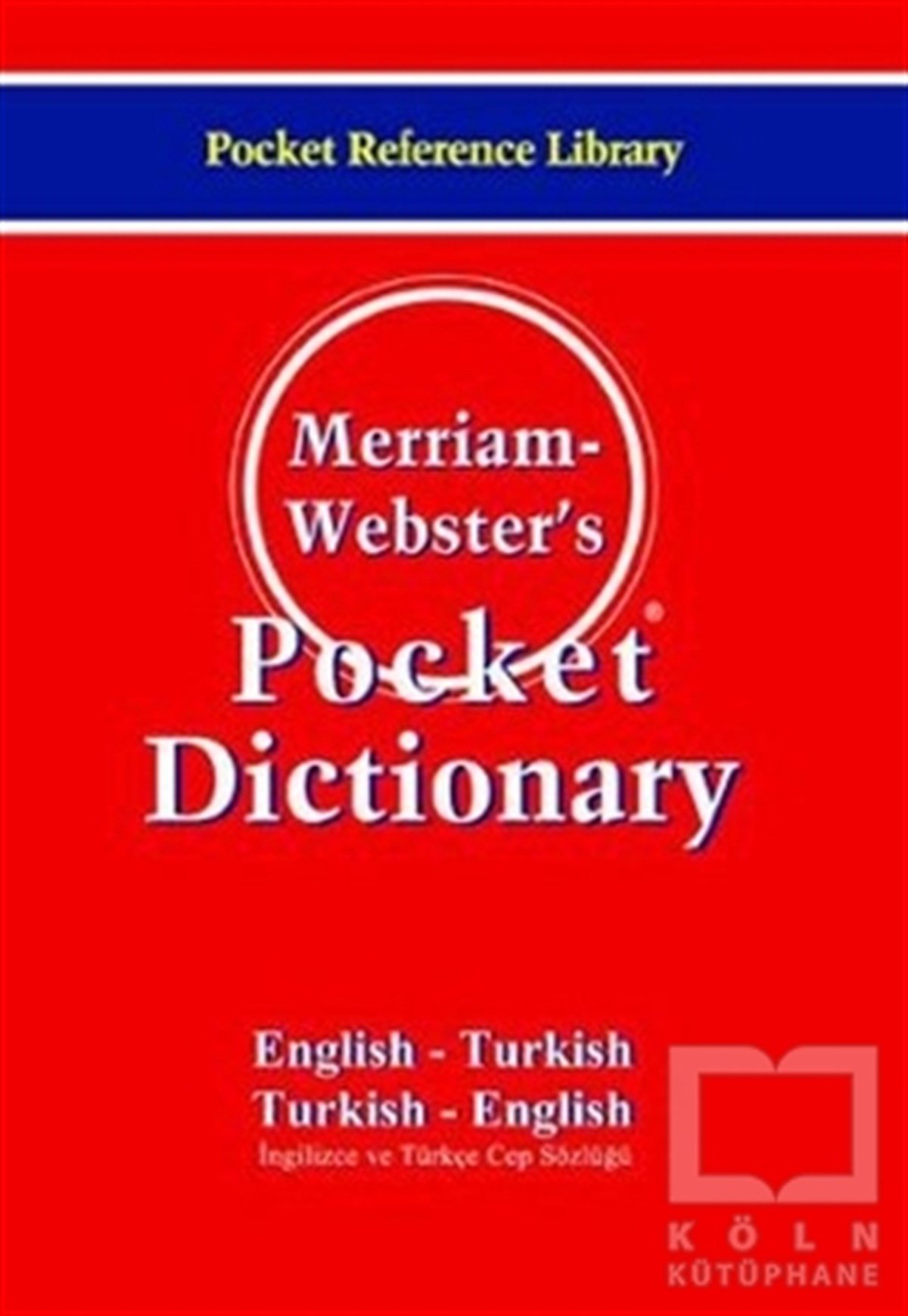 M. Webster's Pocket Dictionary Eng-Turc Turc- Eng