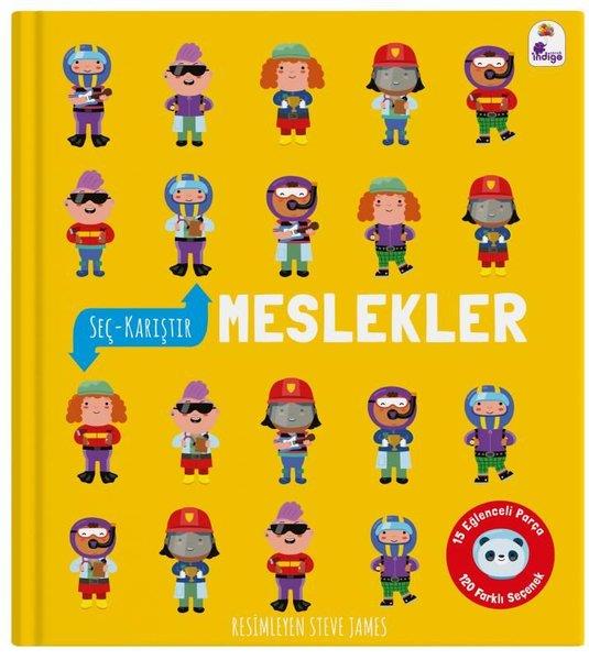 KolektifEgitim Etkinlik KitaplariMeslekler - Seç - Karıştır - 15 Eğlenceli Parça - 120 Farklı Seçenek