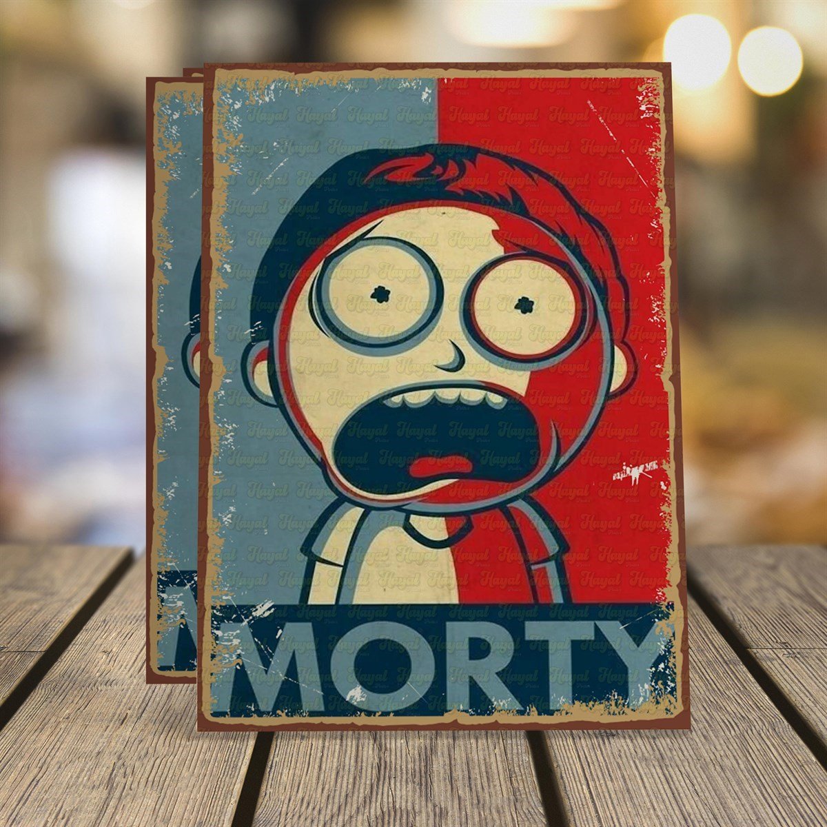 Morty Ahşap Retro