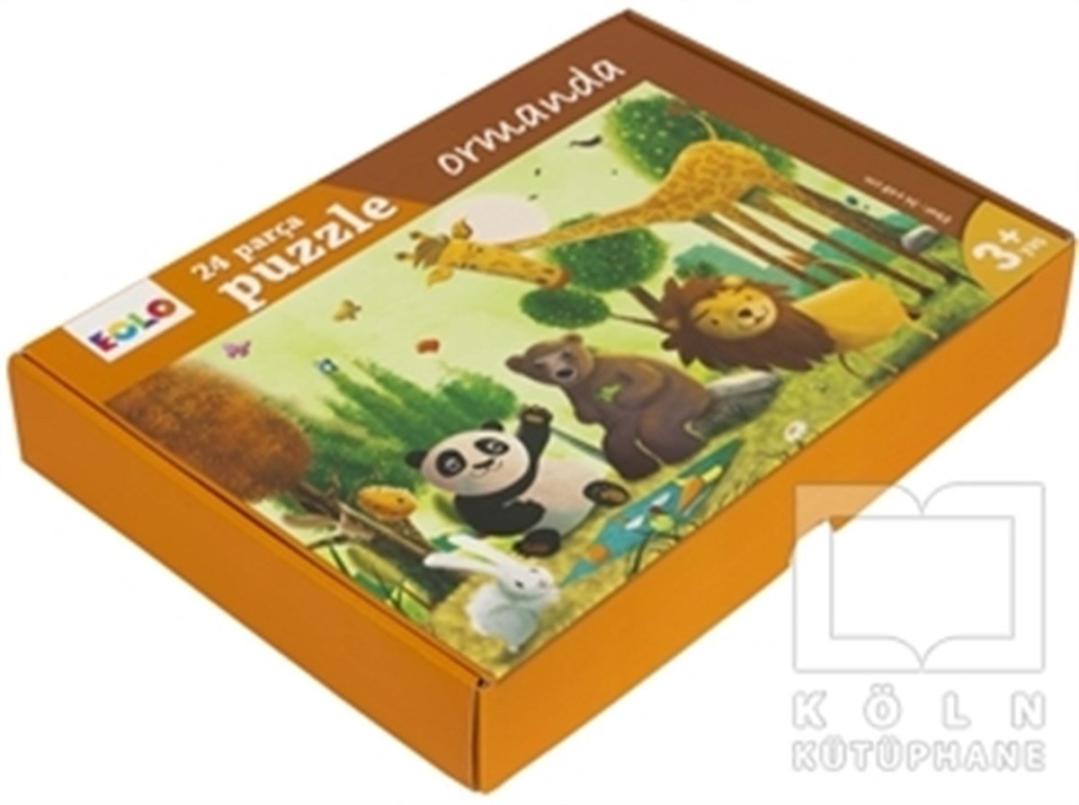 Köln KütüphaneZeka GelişimiOrmanda - 24 Parça Yer Puzzle
