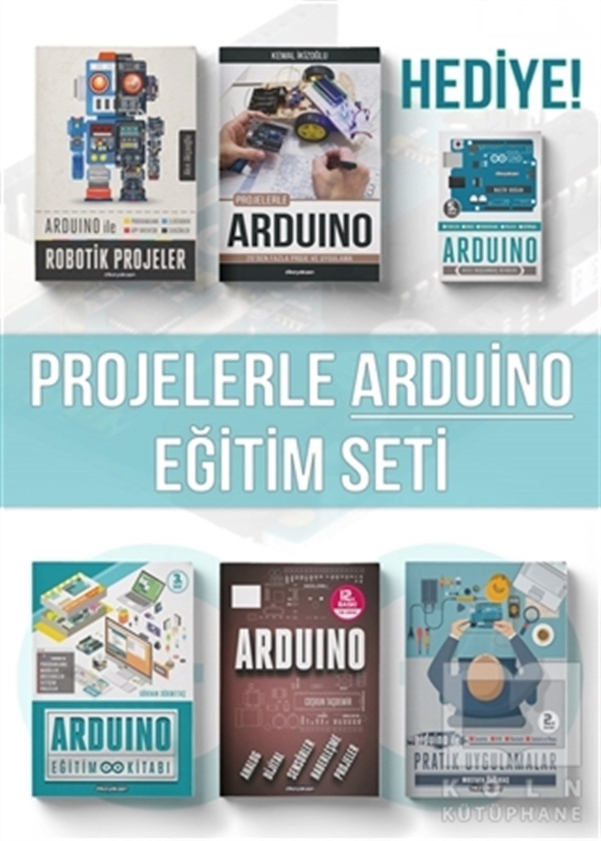 Akın AkçaoğluBilgisayar MühendisliğiProjelerle Arduino Eğitim Seti (6 Kitap)