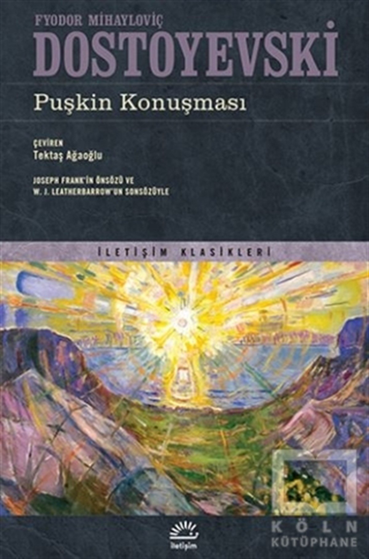 Fyodor Mihayloviç DostoyevskiRus Edebiyatı KitaplarıPuşkin Konuşması
