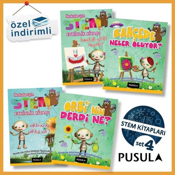 Ayşe NilEgitim Etkinlik KitaplariPusula - STEM Seti 3 - 4 Kitap Takım