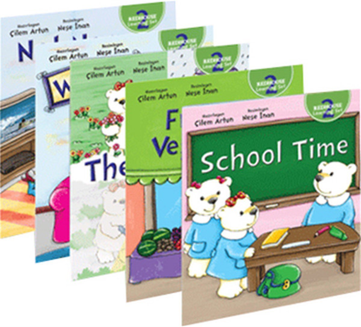 Burcu ÜnsalYabancı Dil Çocuk KitaplarıRedhouse Learning Set 2