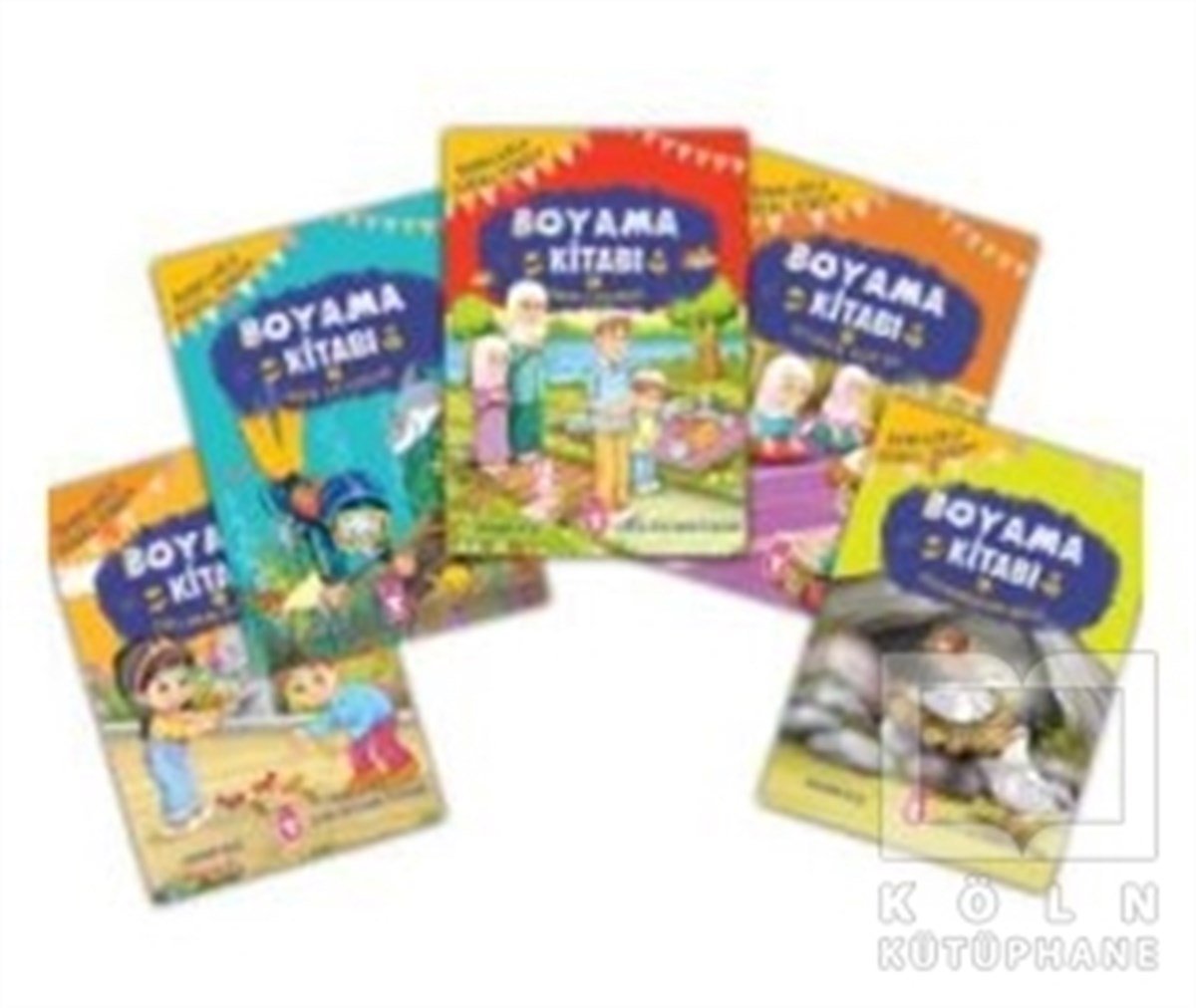 Asuman KılıçBoyama KitaplarıRenklerle Güzel Dinim Boyama Kitabı Set (5 Kitap)