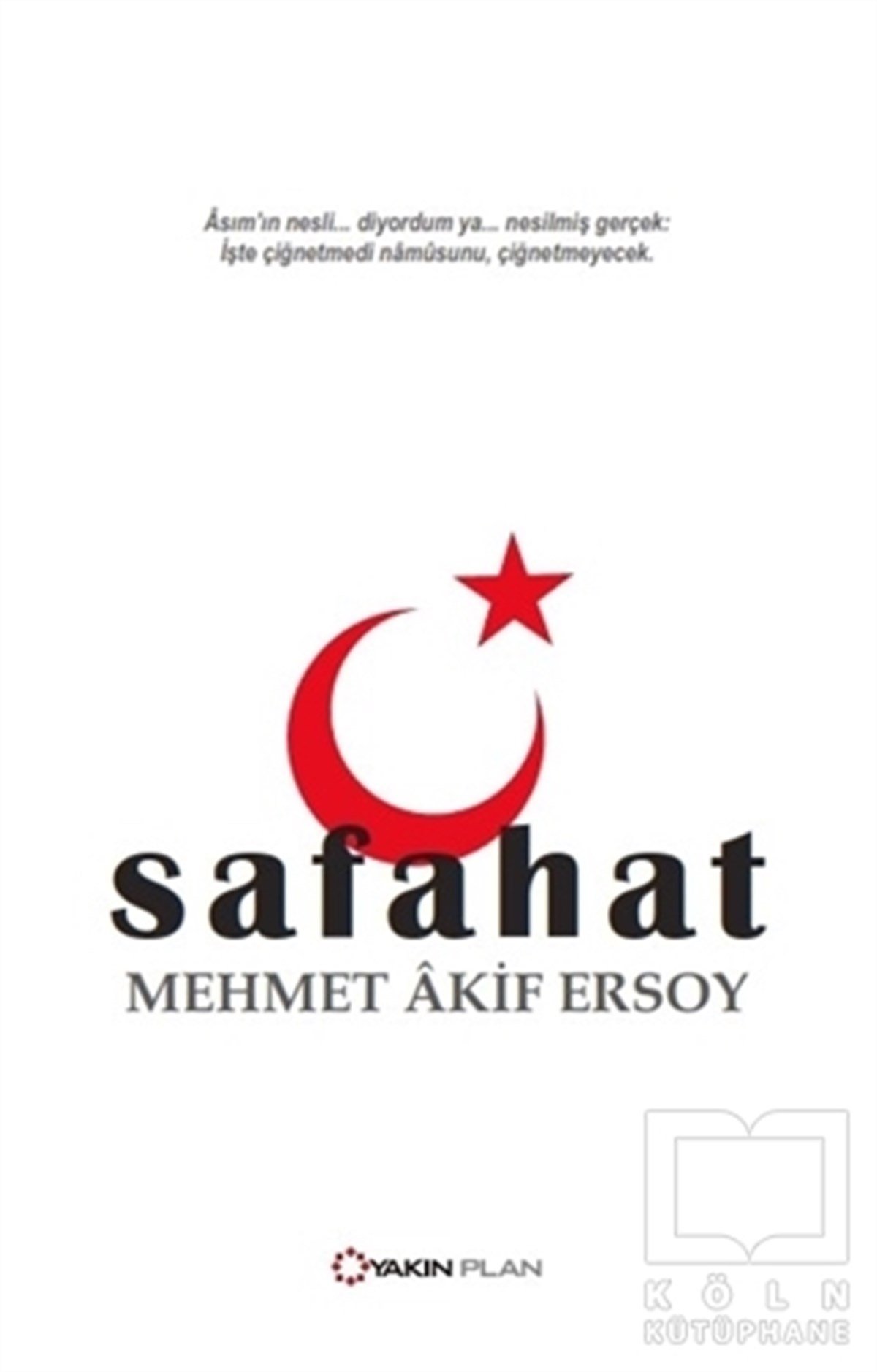 Mehmet Akif ErsoyTürkçe Şiir KitaplarıSafahat