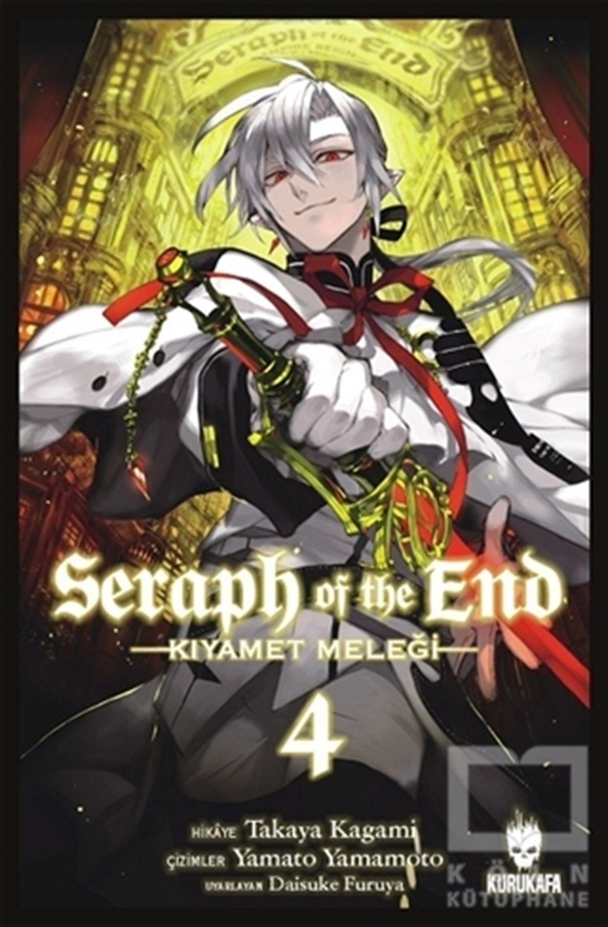 Takaya KagamiÇizgi RomanSeraph of the End - Kıyamet Meleği Cilt 4