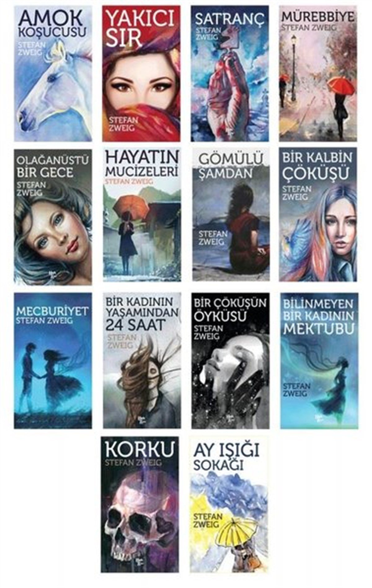 Stefan ZweigDünya RomanStefan Zweig Seti - 14 Kitap Takım