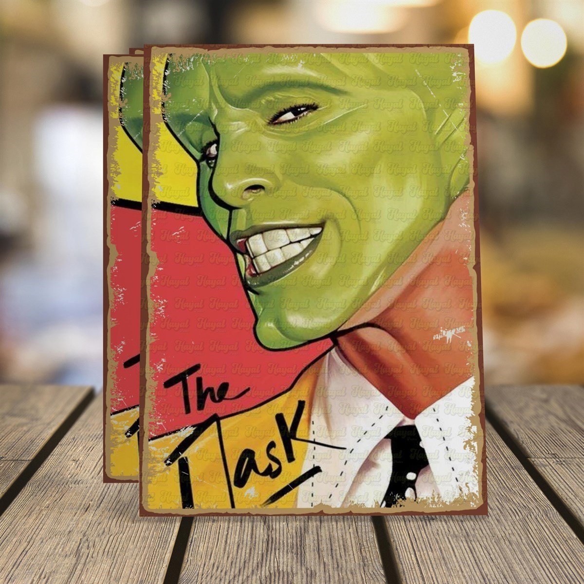The Mask Ahşap Retro