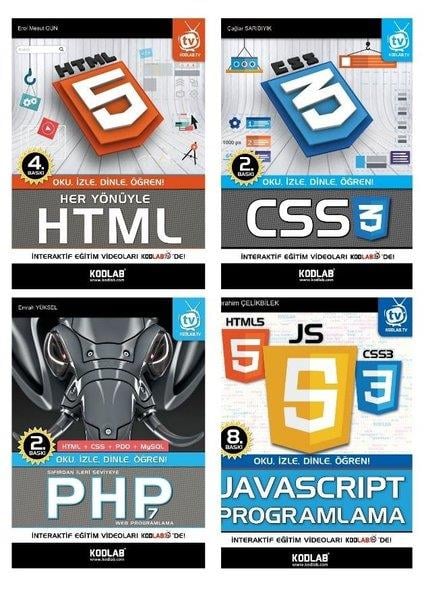 KolektifProgramlamaWeb Programlama Seti 2 - 4 Kitap Takım