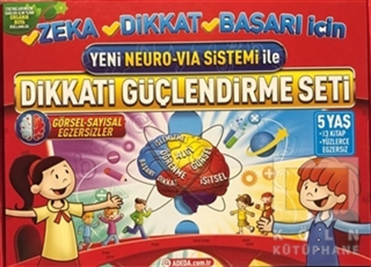 Osman AbalıZeka GelişimiYeni Neuro-Via Sistemi ile Dikkati Güçlendirme Seti 5 Yaş