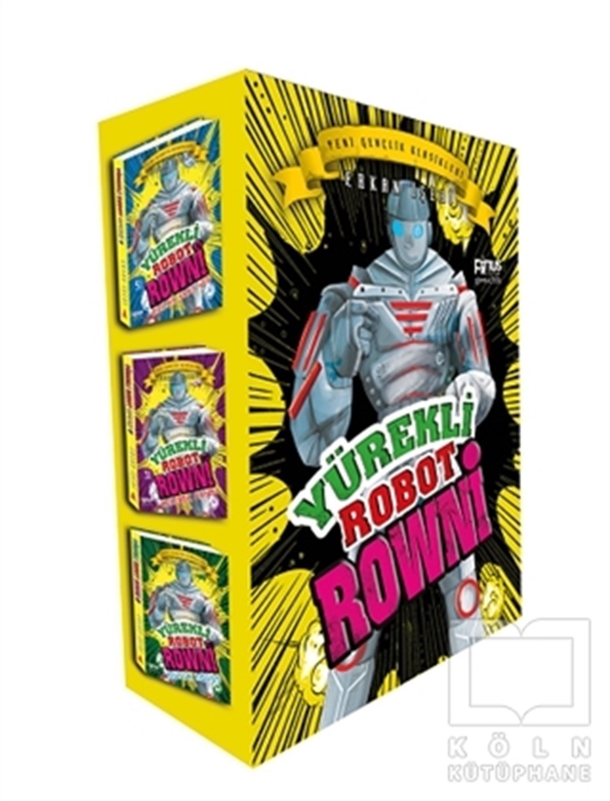 Erkan İşeriRoman-ÖyküYürekli Robot Rowni (3 Kitap Set)