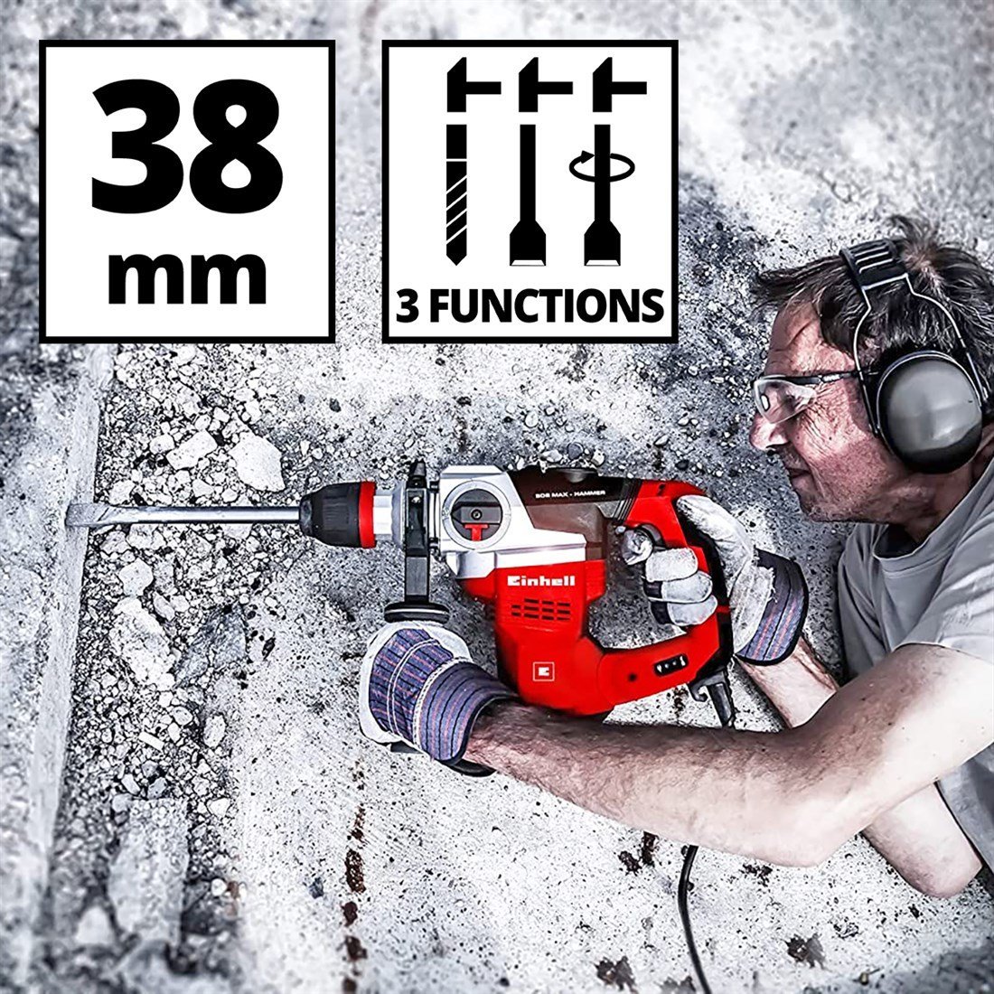  Einhell TE-RH 38 3 Kırıcı Delici Matkap - 4257959