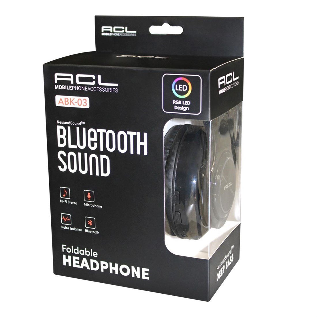 ACL ABK-03 Bluetooth Siyah Kulaklık - ELK-04747