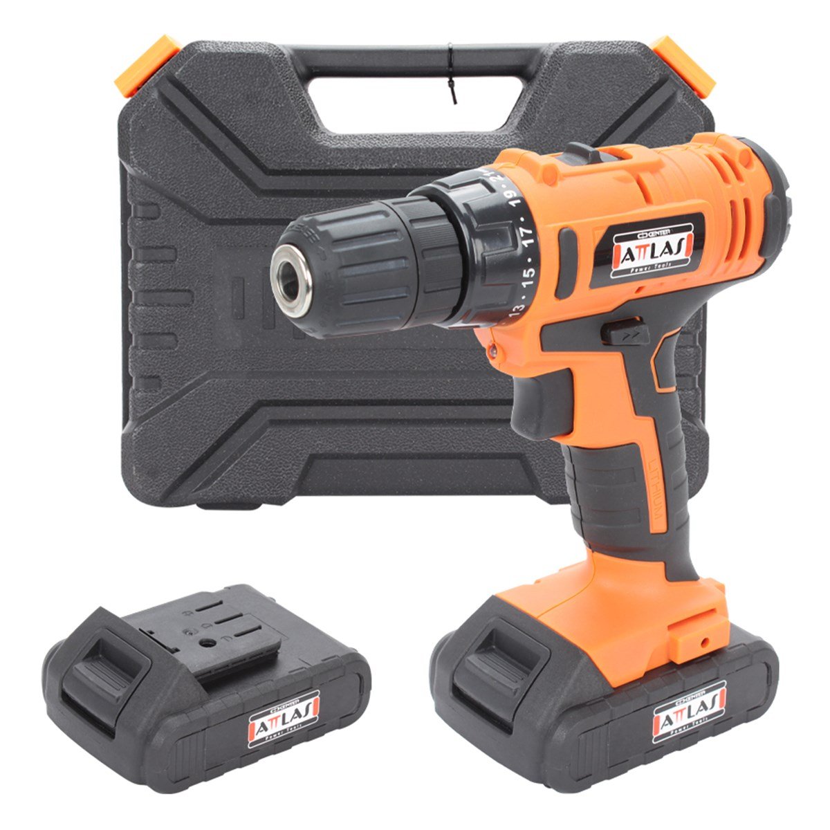 ATTLAS ECO V 18-2Lİ AKÜLÜ MATKAP VİDALAMA ÇİFT AKÜLÜ A0104034