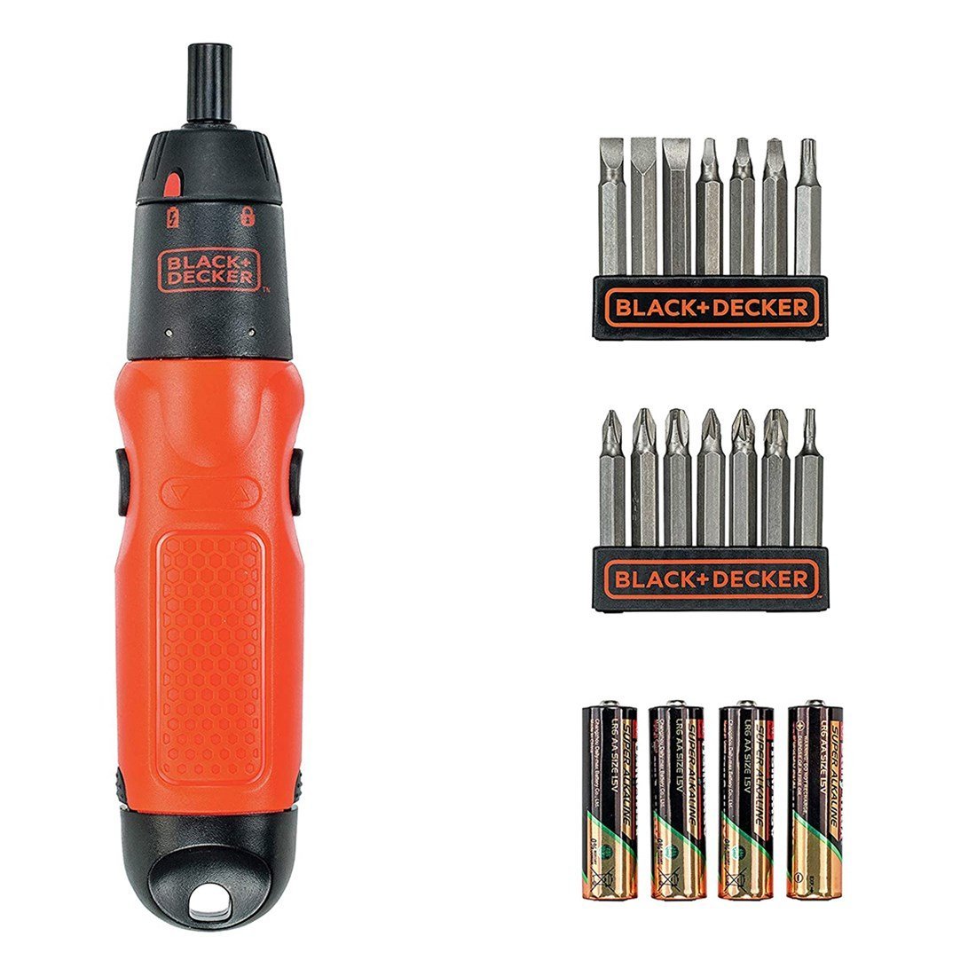 Black Decker 19 Parça Pilli Tornavida Seti  A7073-XJ
