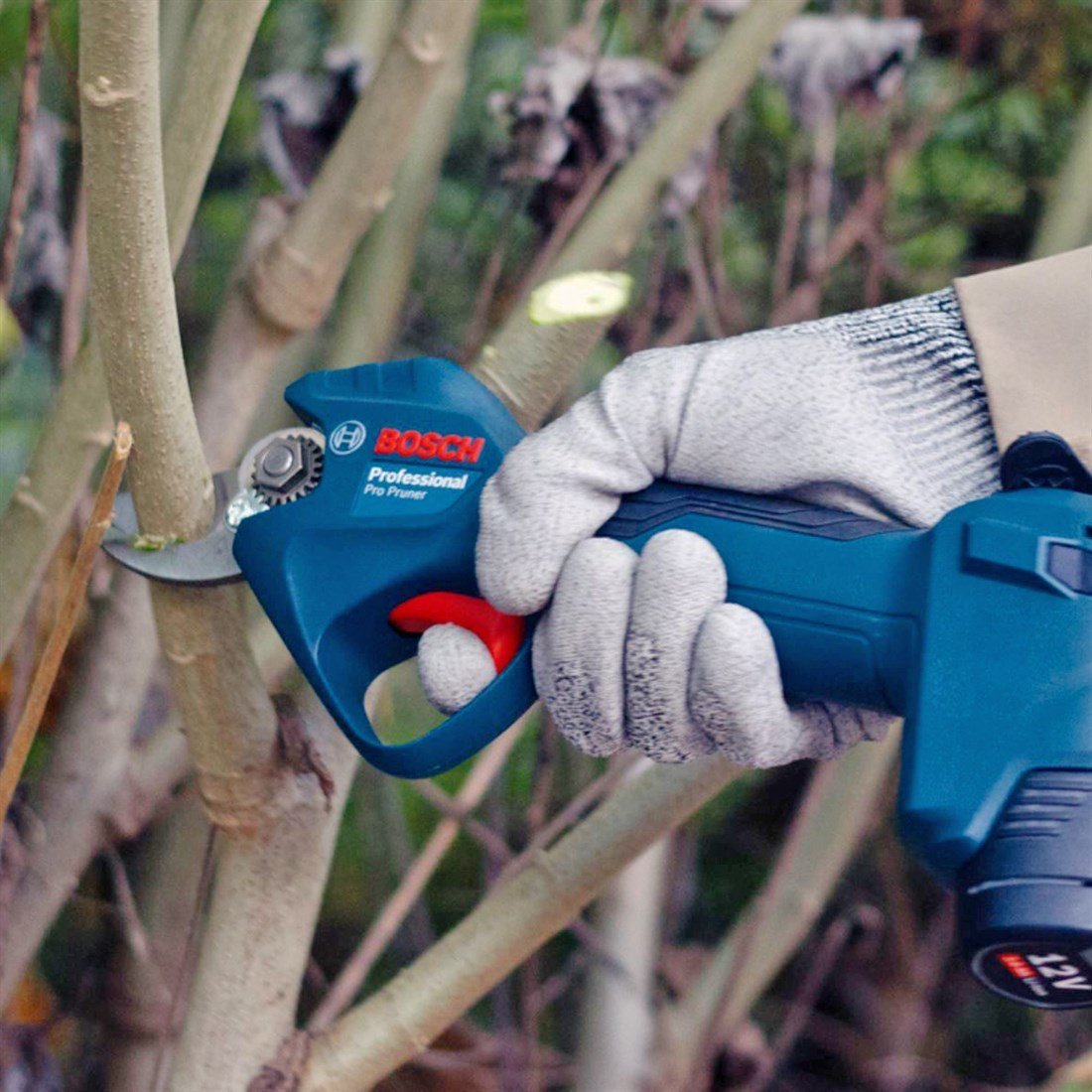 Bosch 12V Pro Pruner Akülü Bahçe Makası (2*2Ah) Çift Akülü 