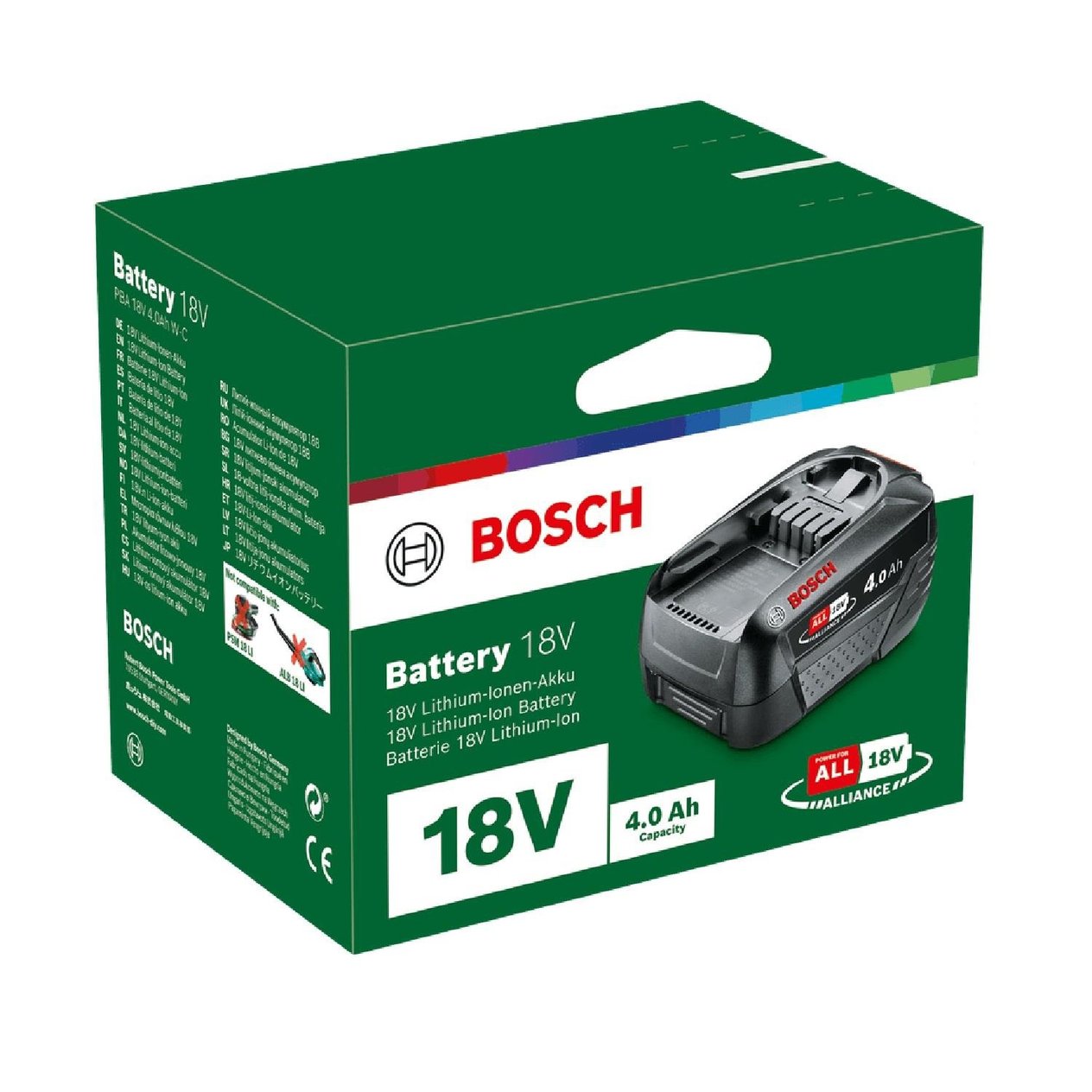 Bosch Akü paketi PBA 18V 4,0 Ah W-C - 1600A011T8