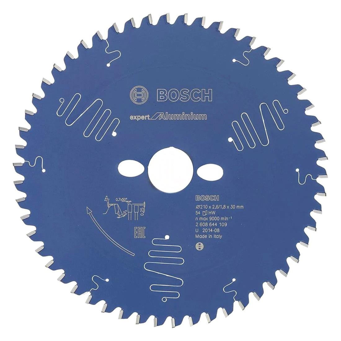 Bosch Daire Testere Bıçağı Expert For Aluminium 210x30 mm 54 Diş - 2608644109