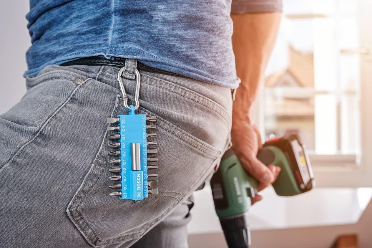 Bosch DIY-P 21 Parça Vidalama Ucu Seti (Mavi) - 2607002822