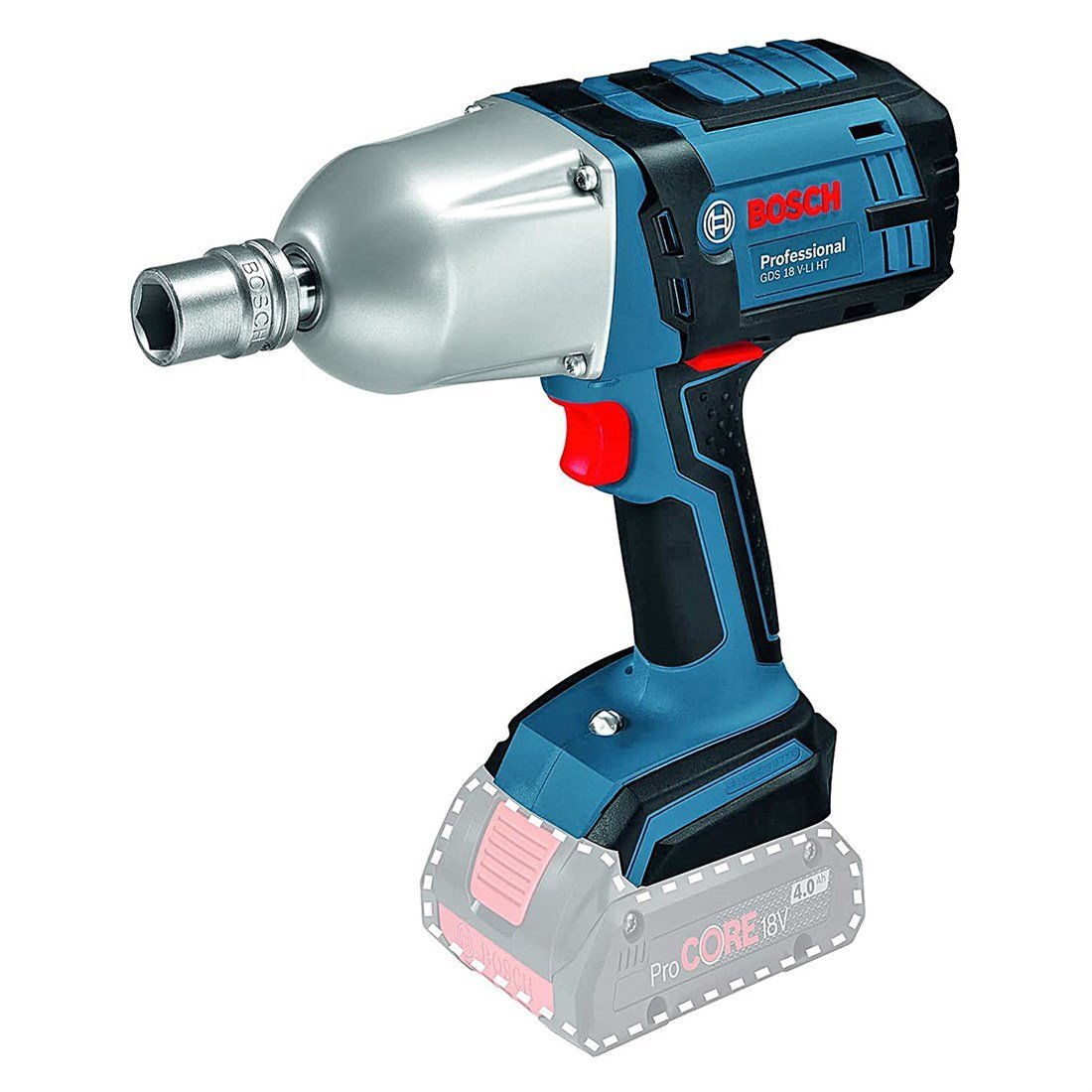 Bosch GDS 18V-LI HT Akülü Somun Sıkma (SOLO) - 06019b1300