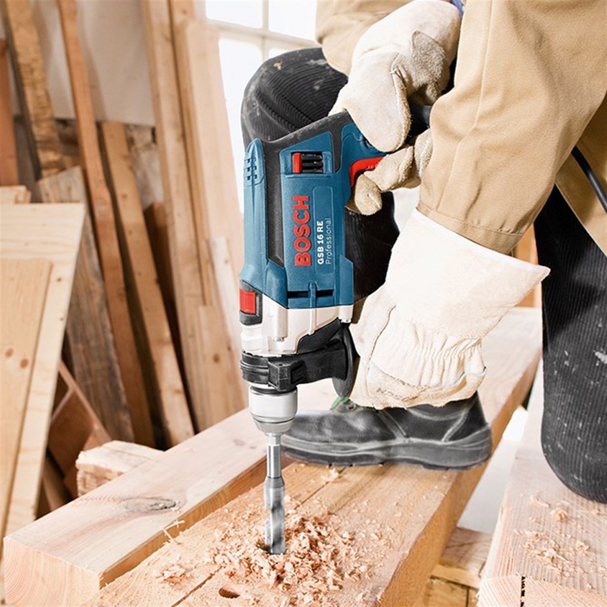BOSCH GSB 16 RE Darbeli Matkap - 060114E500