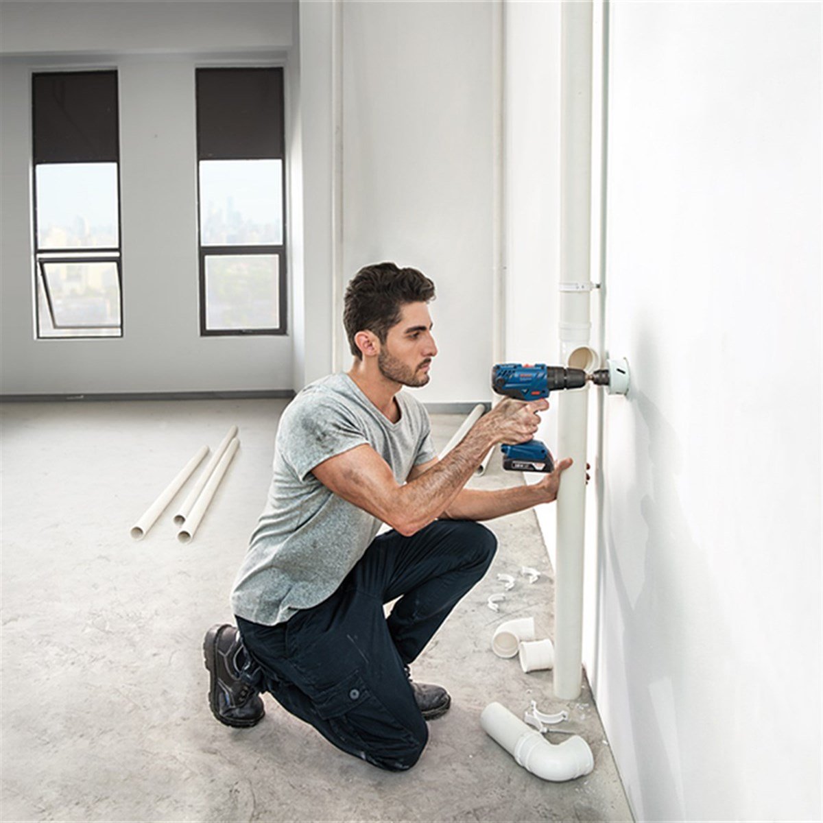 Bosch GSB 180-LI Akülü Darbeli Vidalama 18V 2,0 Ah - 06019F8308