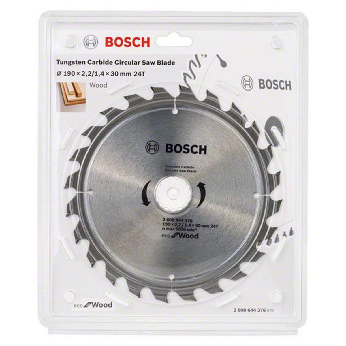 Bosch Optiline Eco 190x30Mm 24 Diş Daire Testere - 2608644613