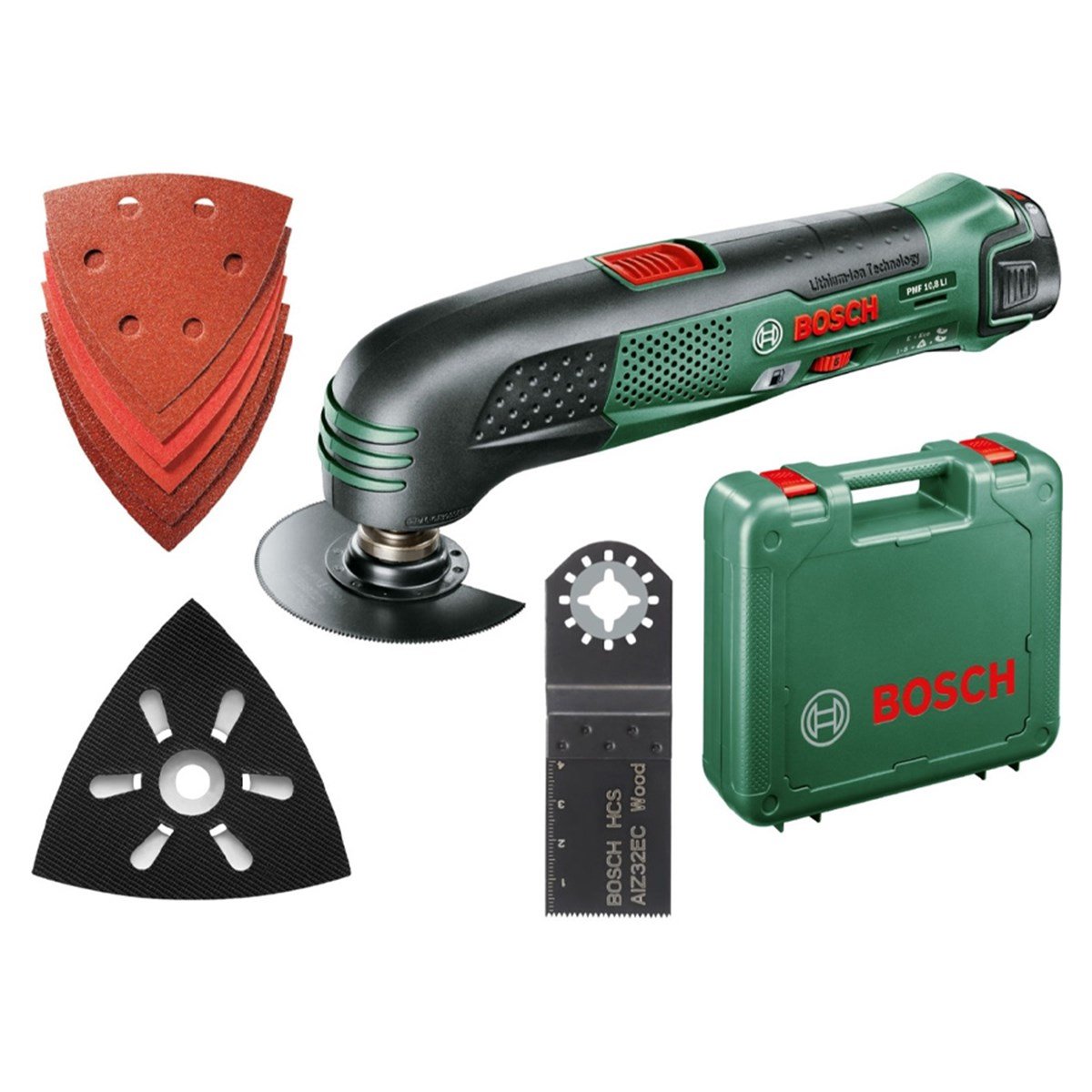 Bosch PMF 10,8 LI Çok Fonksiyonlu Kesme Zımparalama Makinesi - 0603101909