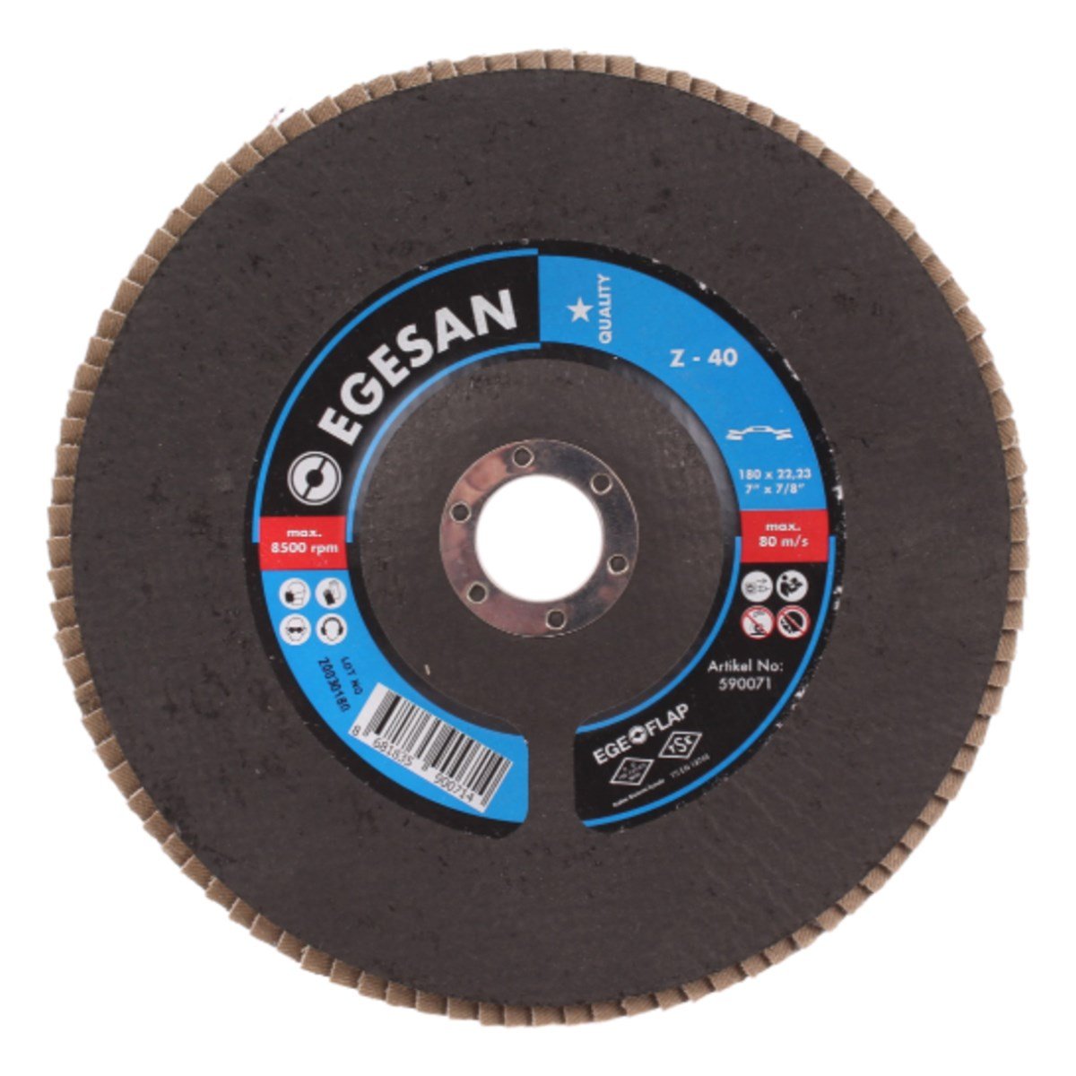 Egeli 180 Flap Disk Zr 40
